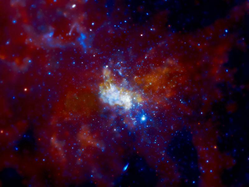 Milky Way Black Hole. NASA photo: Supermassive black