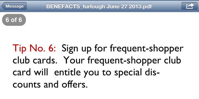 Financial tip #6