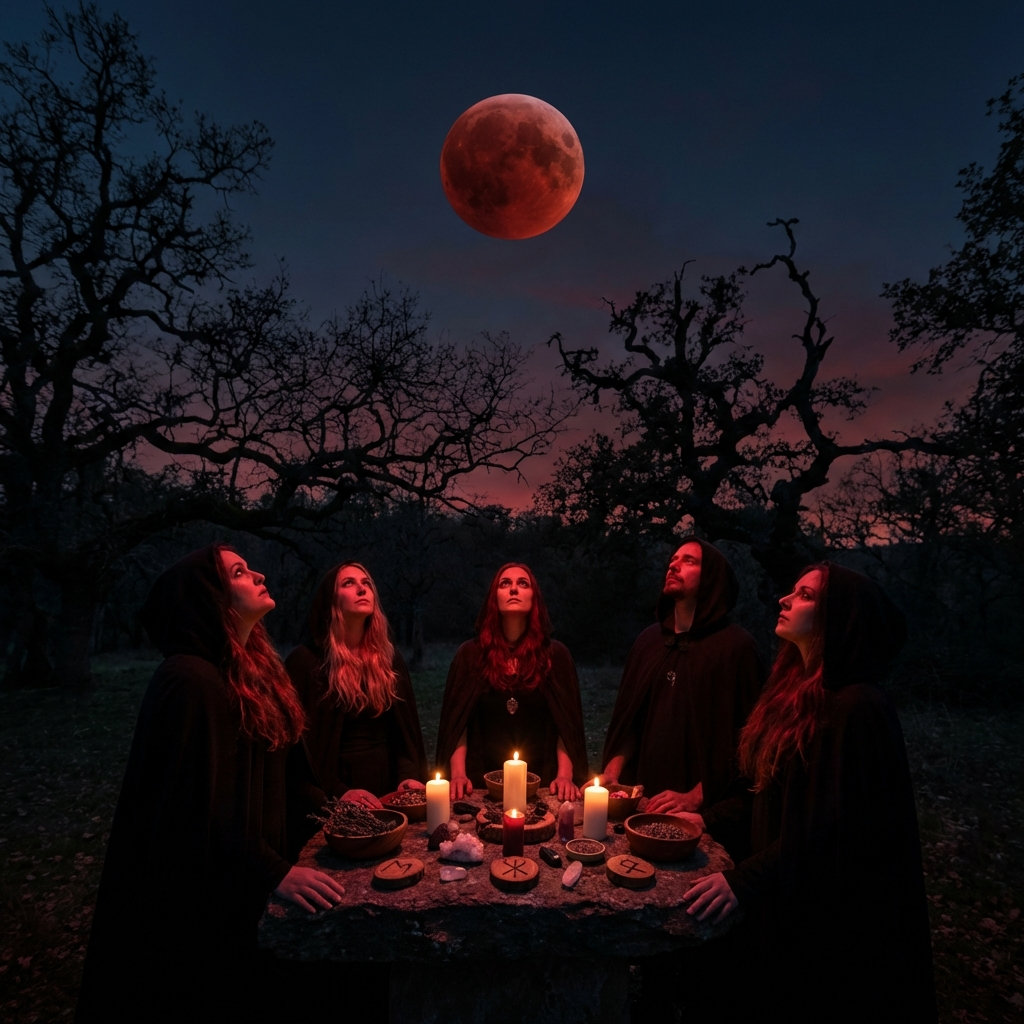 A Small Eclipse Ritual: Under a Blood Red Moon
