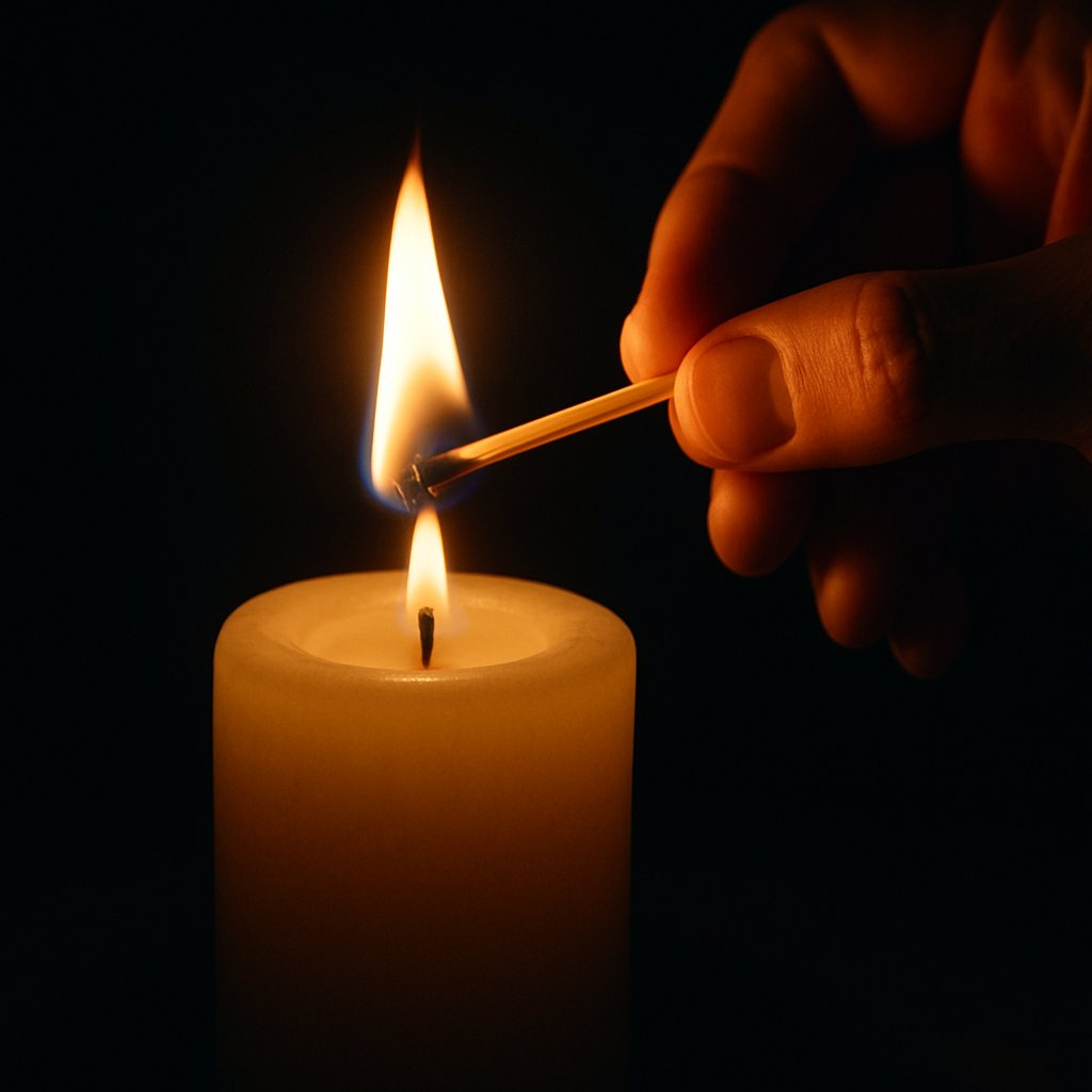 Lighting a Candle in Pure Oxygen