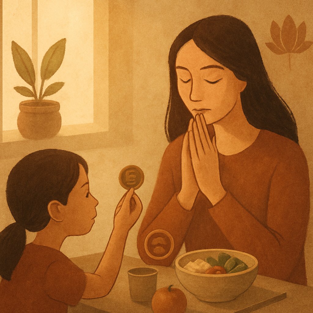 “Mommy, Thanks for the Food Money….”