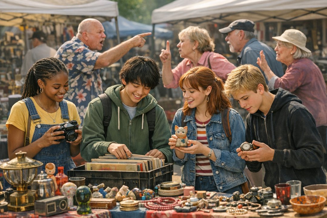 The Great Flea Market Fundraiser Experiment in Human Dynamics