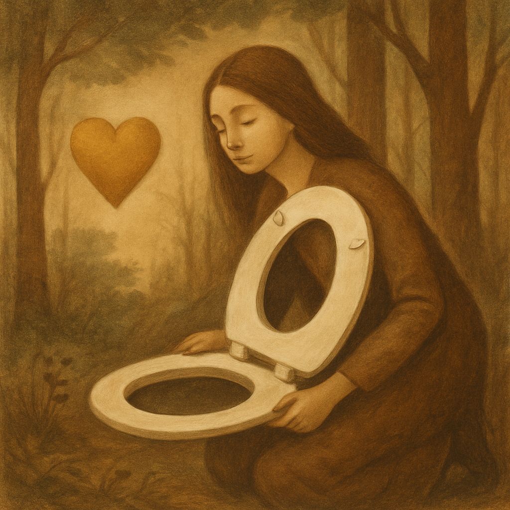 Unconditional Love and Sneaking through the Woods with a Toilet Lid